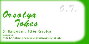 orsolya tokes business card